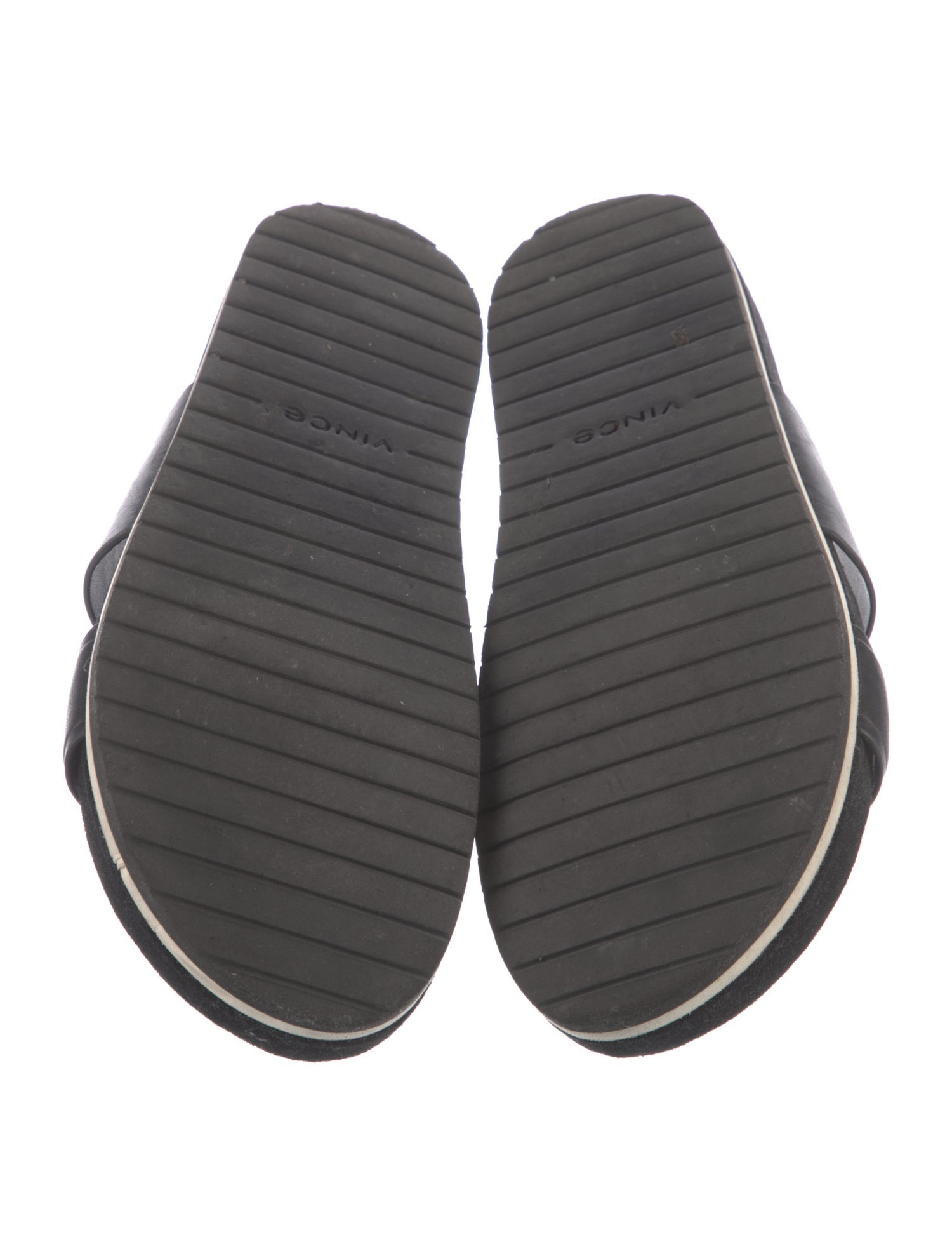 Vince Leather Slides