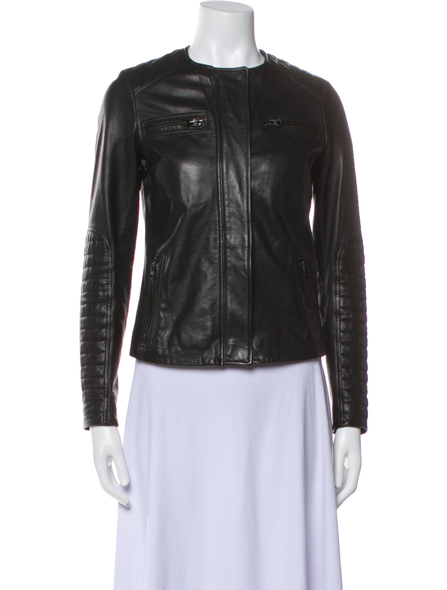 Vince Leather Biker Jacket