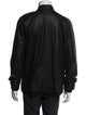 Vince Goat Leather Bomber Jacket