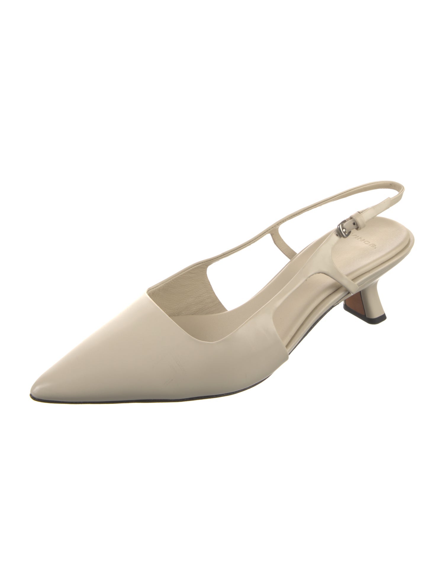 Vince Leather Slingback Pumps