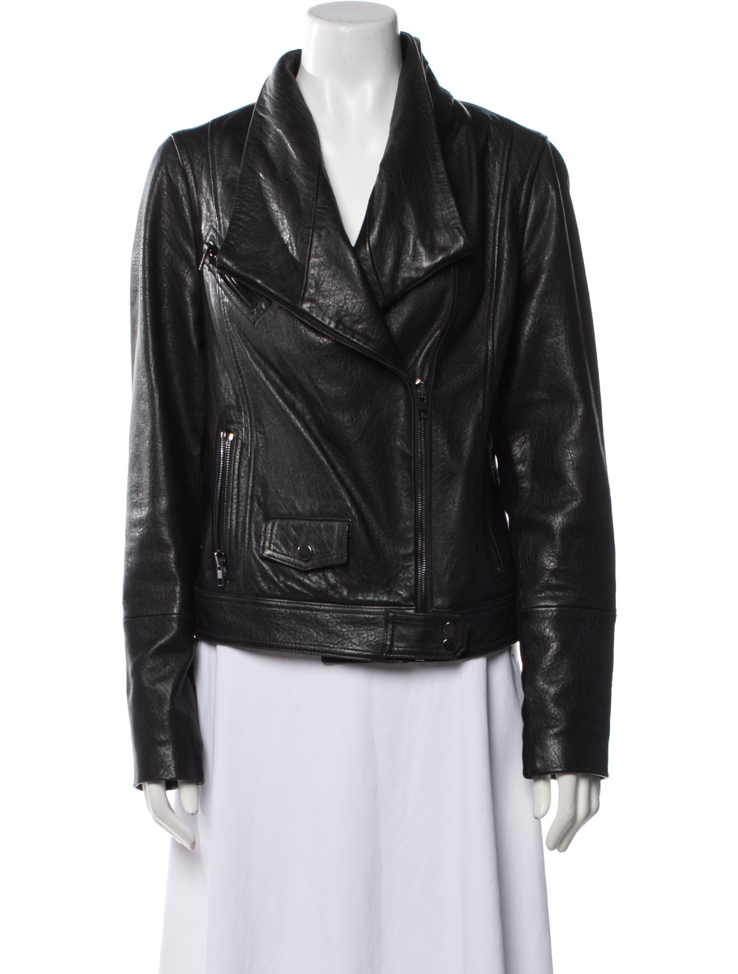Vince Leather Biker Jacket