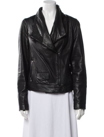 Vince Leather Biker Jacket