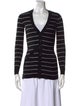 Vince Striped V-Neck Sweater