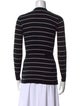 Vince Striped V-Neck Sweater