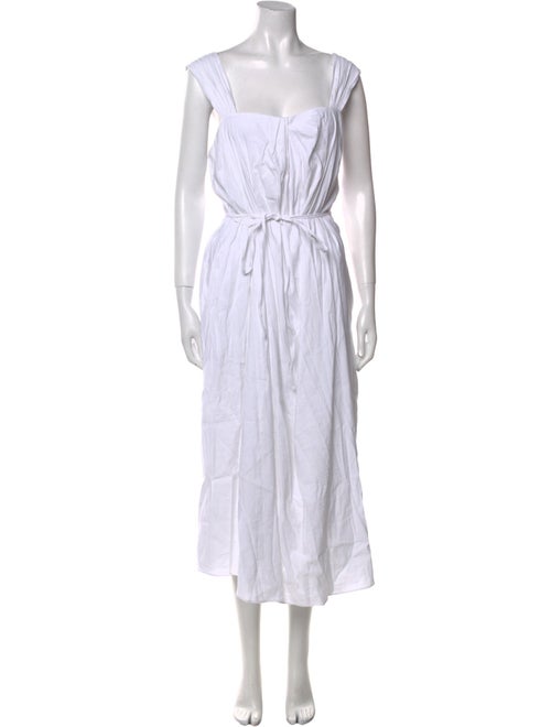 Vince Square Neckline Long Dress