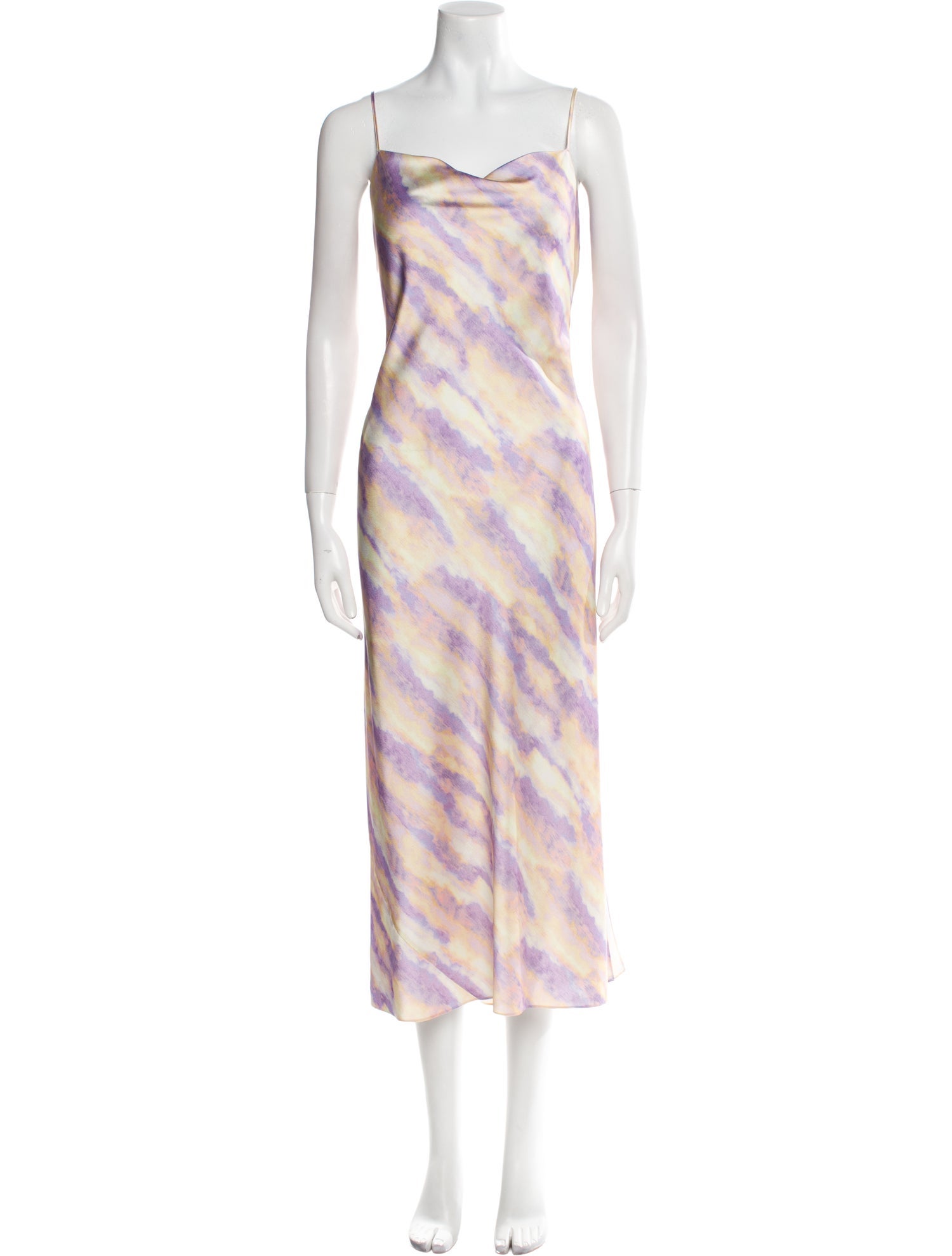 Vince Printed Long Dress