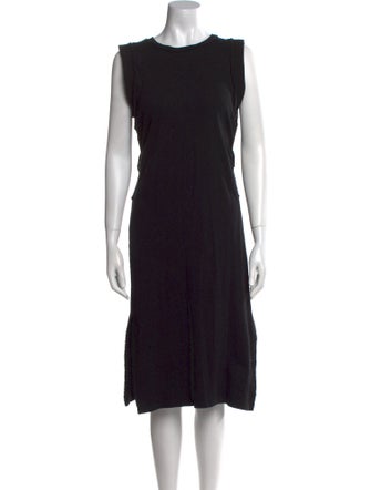 Vince Crew Neck Midi Length Dress