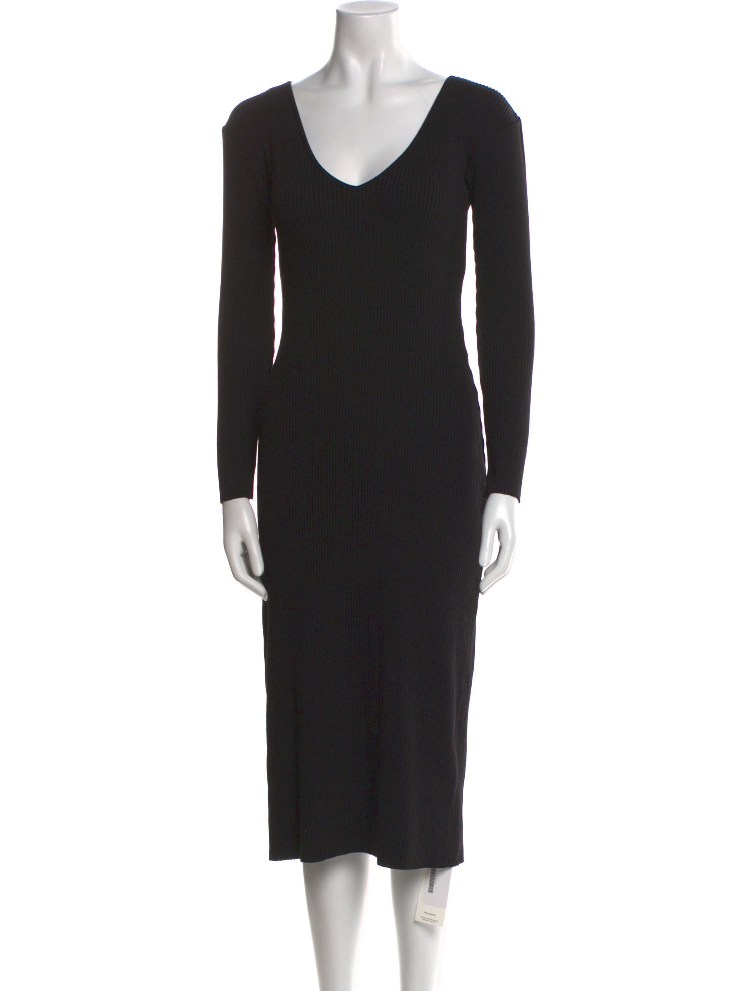Vince V-Neck Midi Length Dress