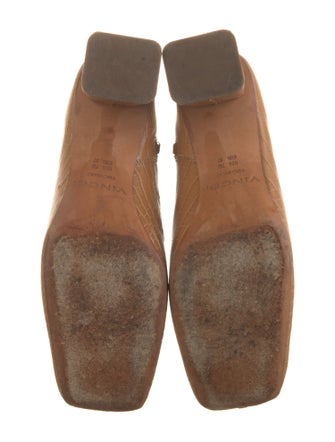 Vince Embossed Leather Patterned Boots