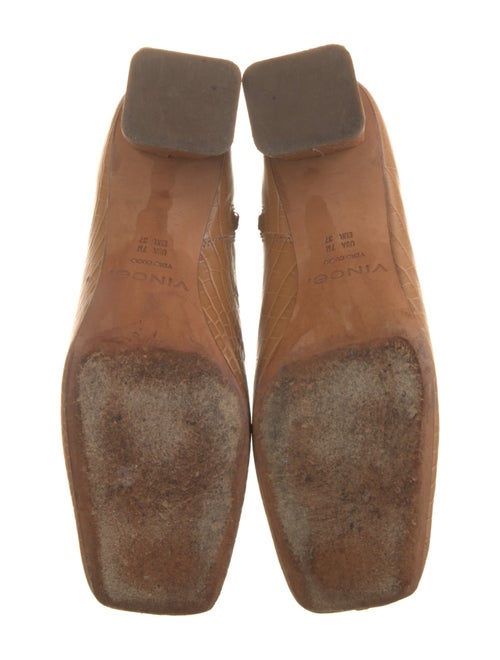 Vince Embossed Leather Patterned Boots