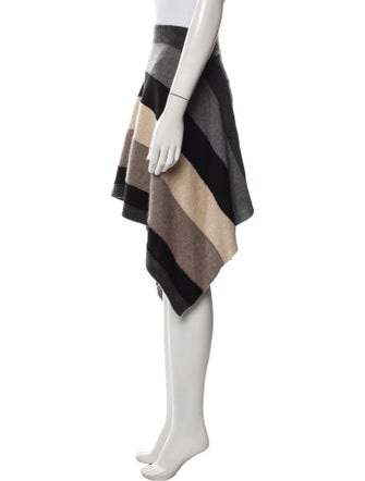 Vince Cashmere Striped Poncho