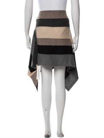 Vince Cashmere Striped Poncho