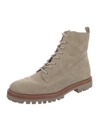 Vince Suede Combat Boots