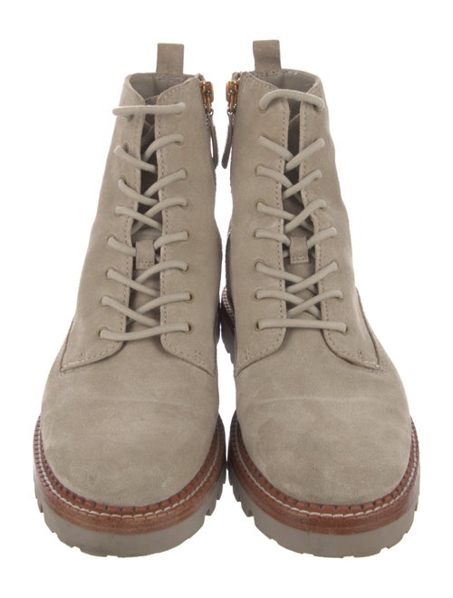Vince Suede Combat Boots