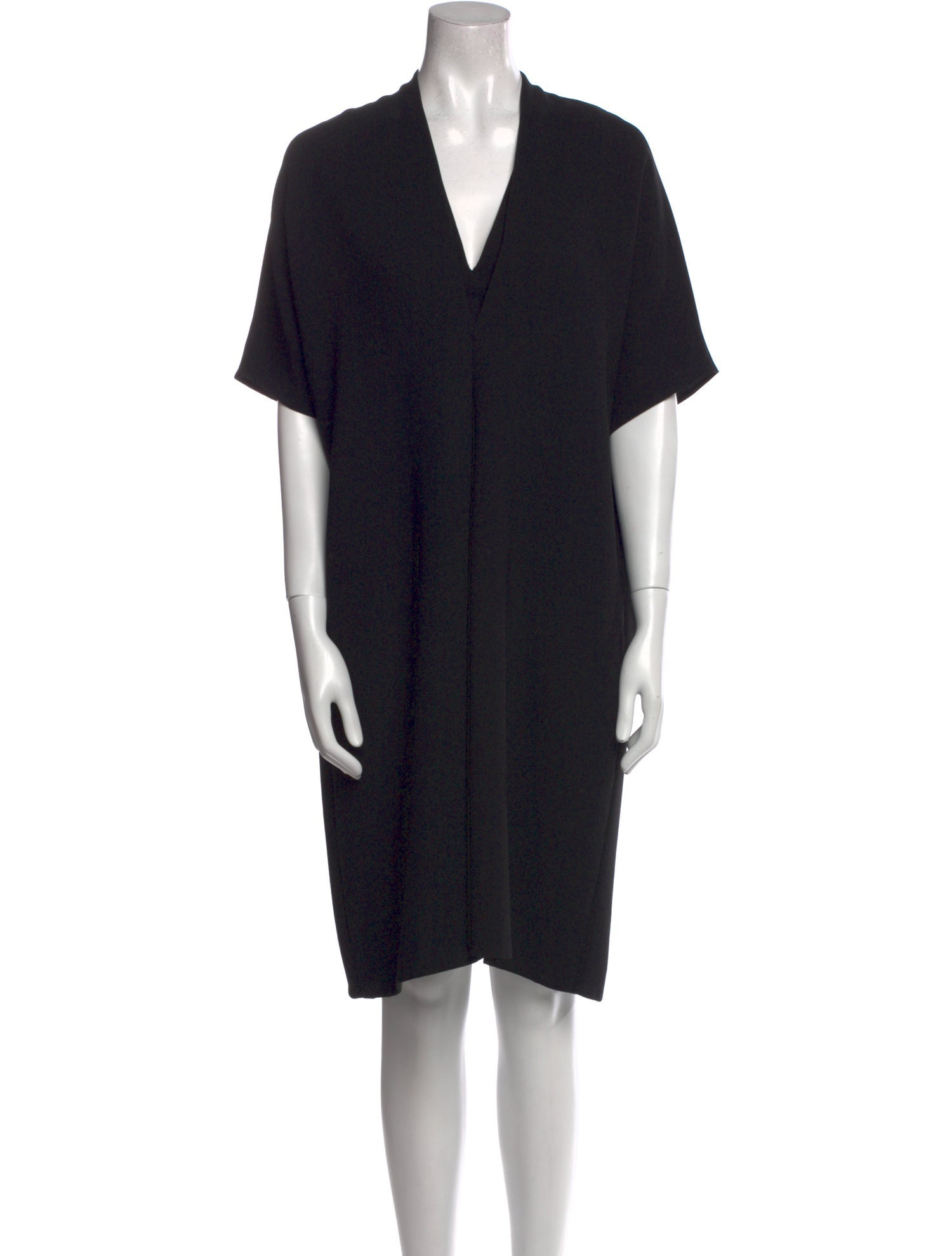 Vince V-Neck Knee-Length Dress
