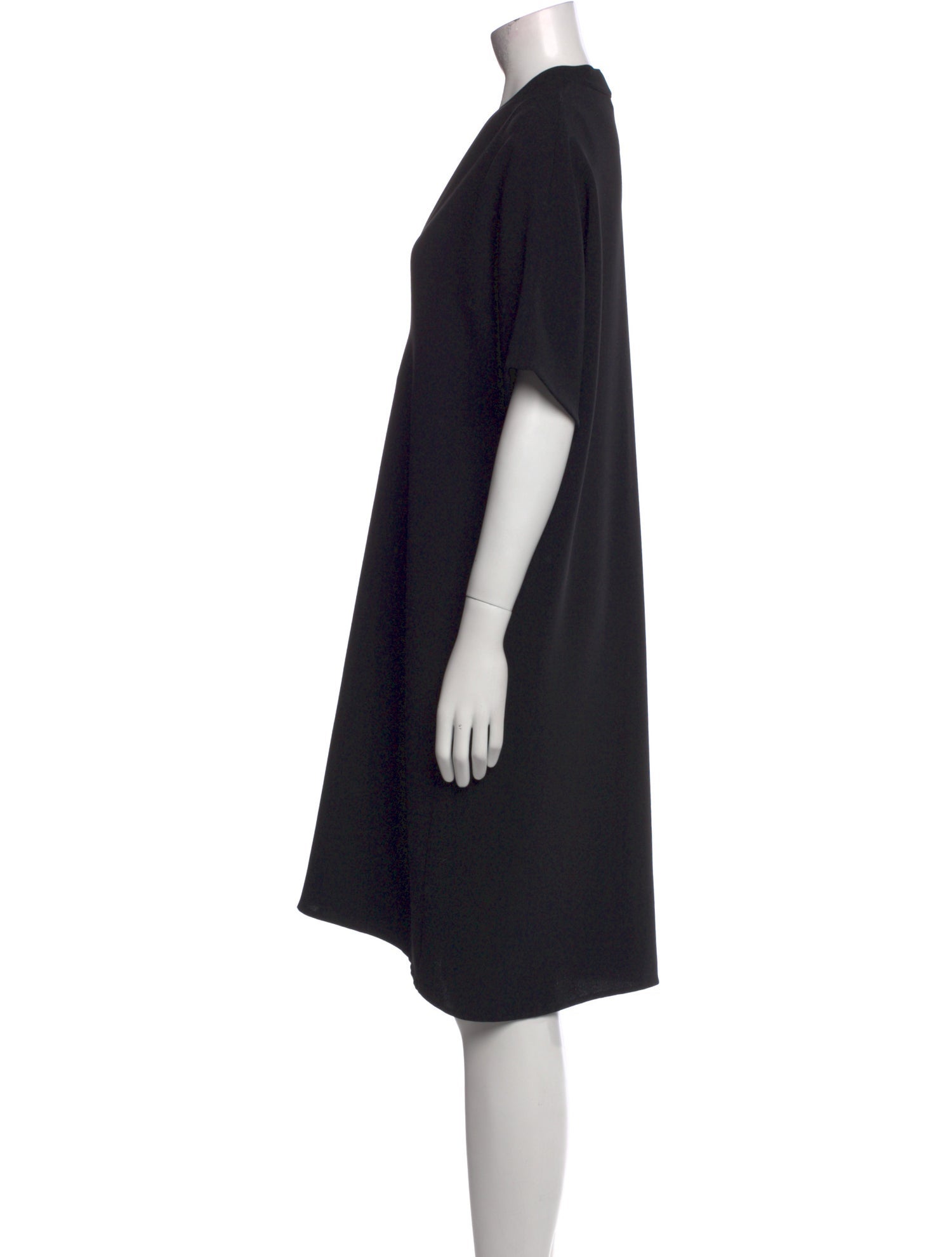 Vince V-Neck Knee-Length Dress
