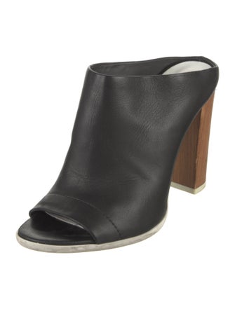 Vince Leather Slides