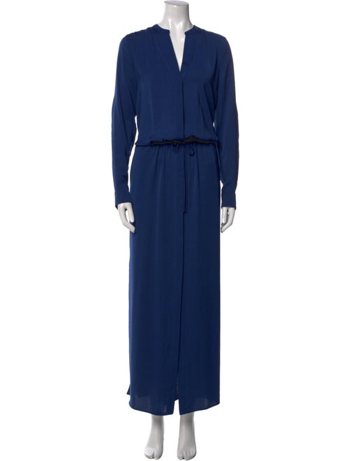 Vince V-Neck Long Dress