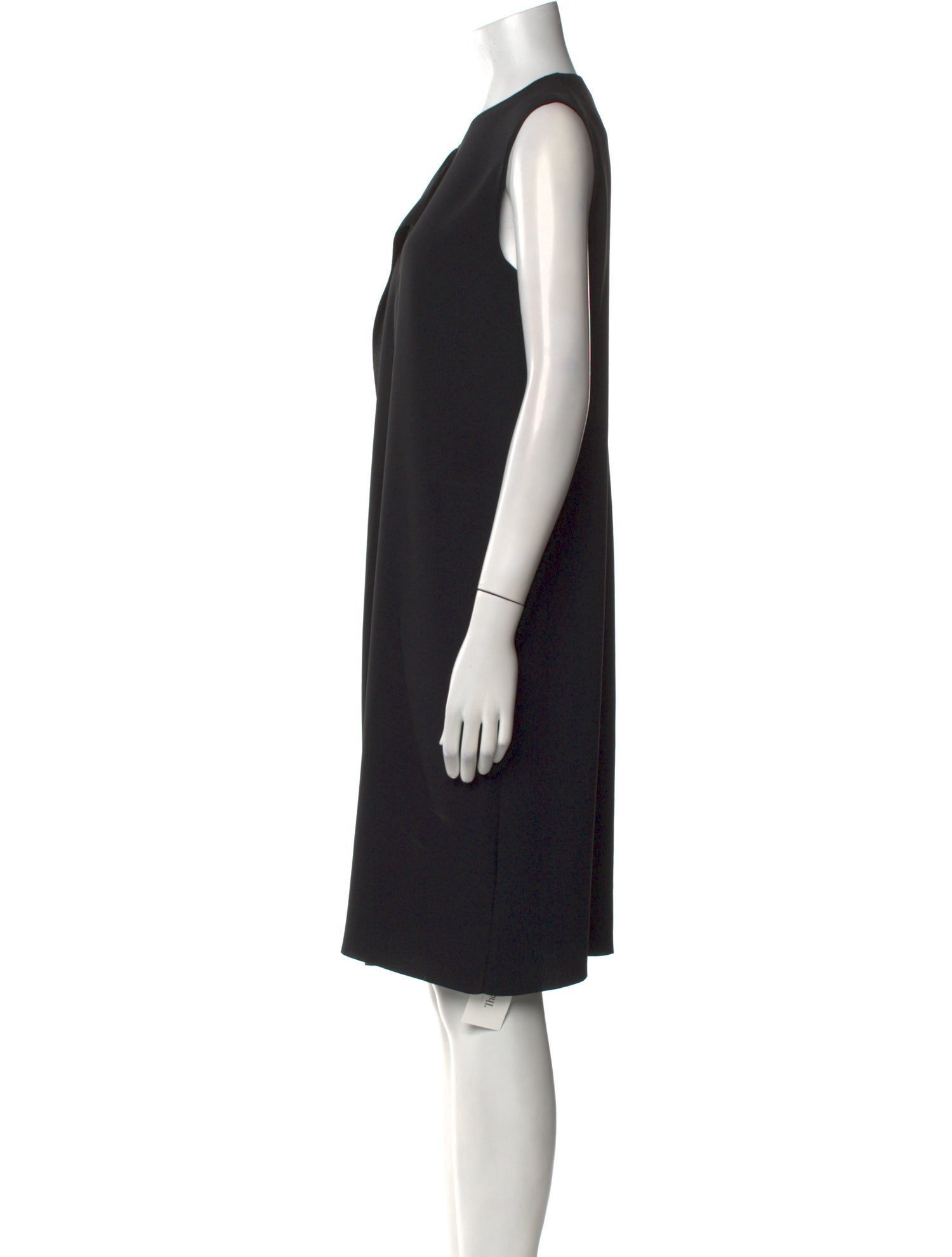 Vince Square Neckline Knee-Length Dress