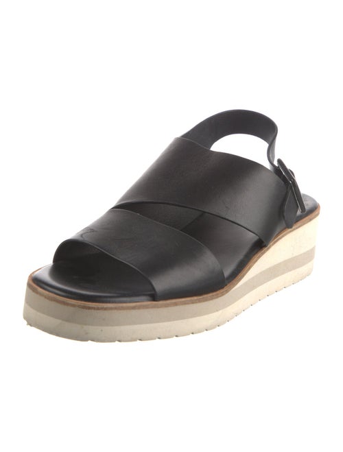 Vince Leather Slingback Sandals