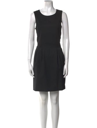 Theory Scoop Neck Mini Dress