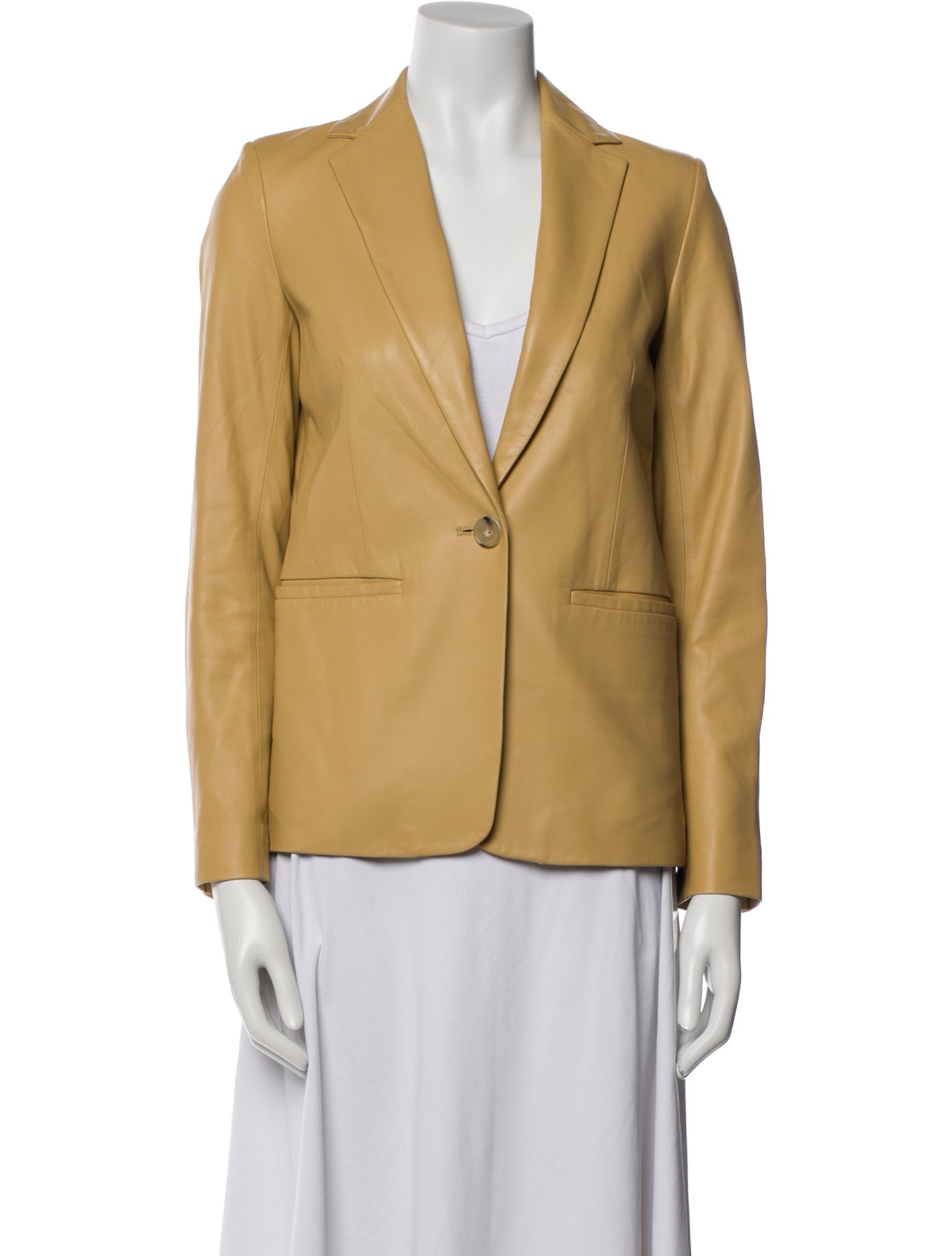 Vince Leather Blazer