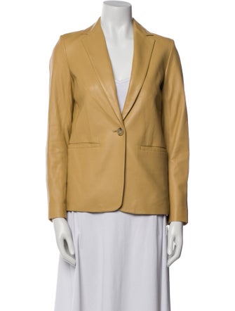 Vince Leather Blazer