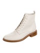 Vince Leather Combat Boots