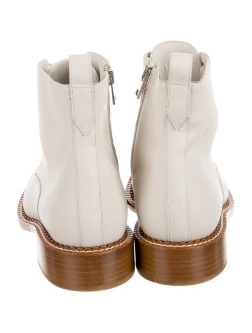 Vince Leather Combat Boots