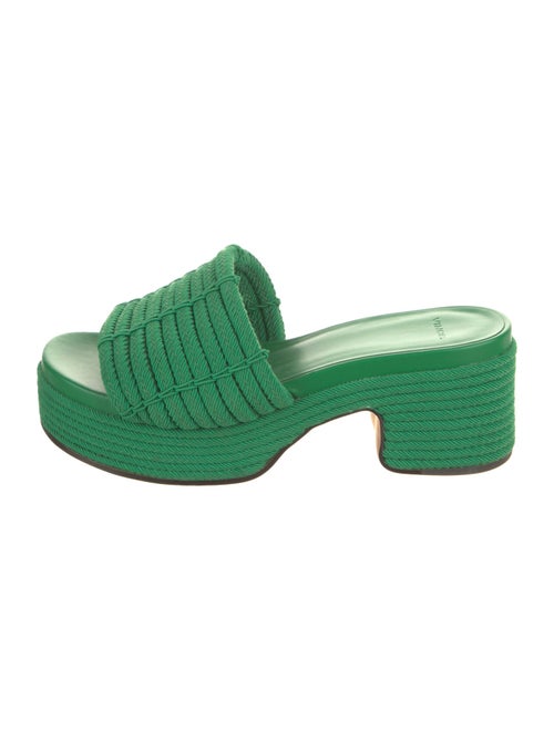 Vince Leather Trim Embellishment Slides