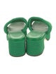 Vince Leather Trim Embellishment Slides