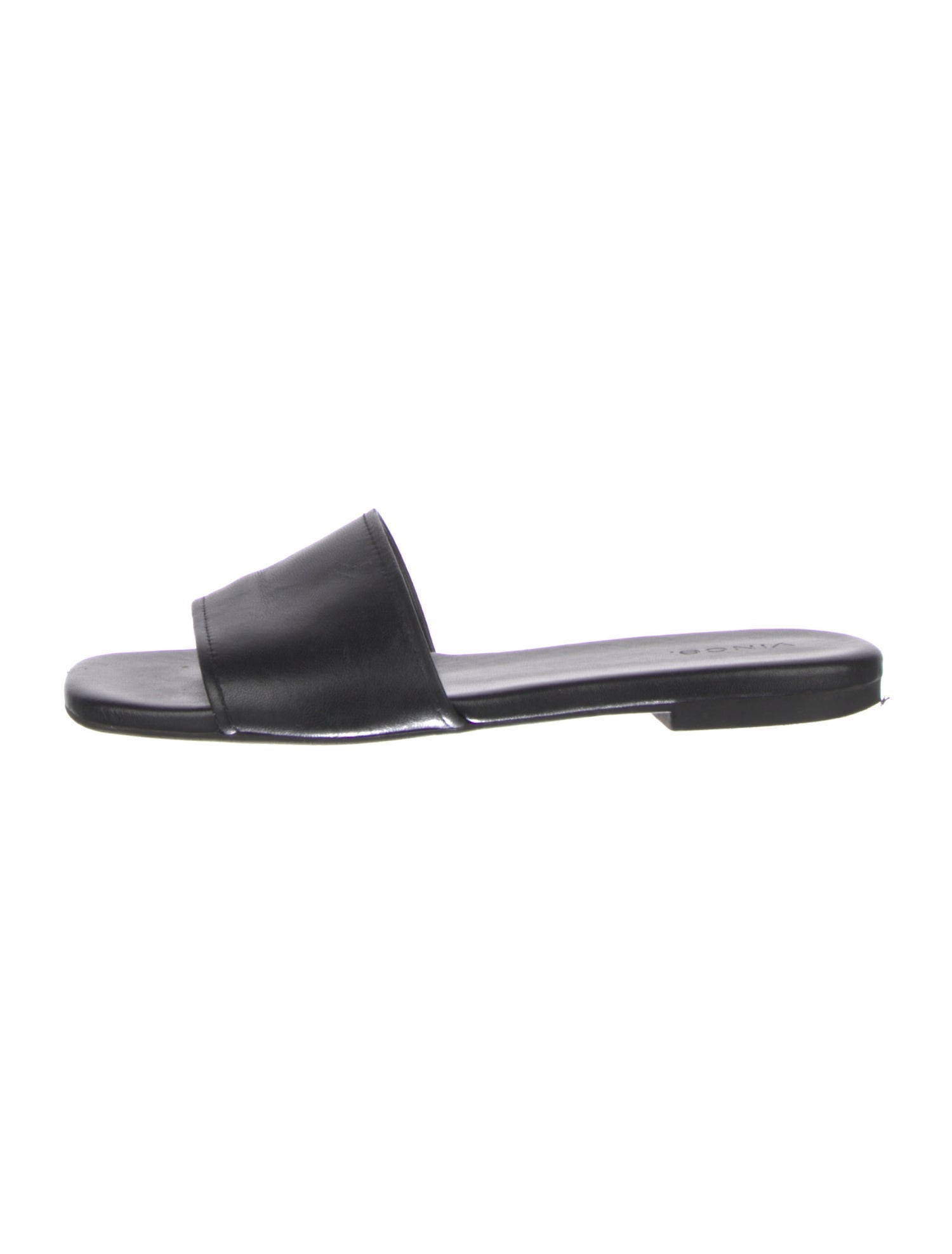 Vince Leather Slides