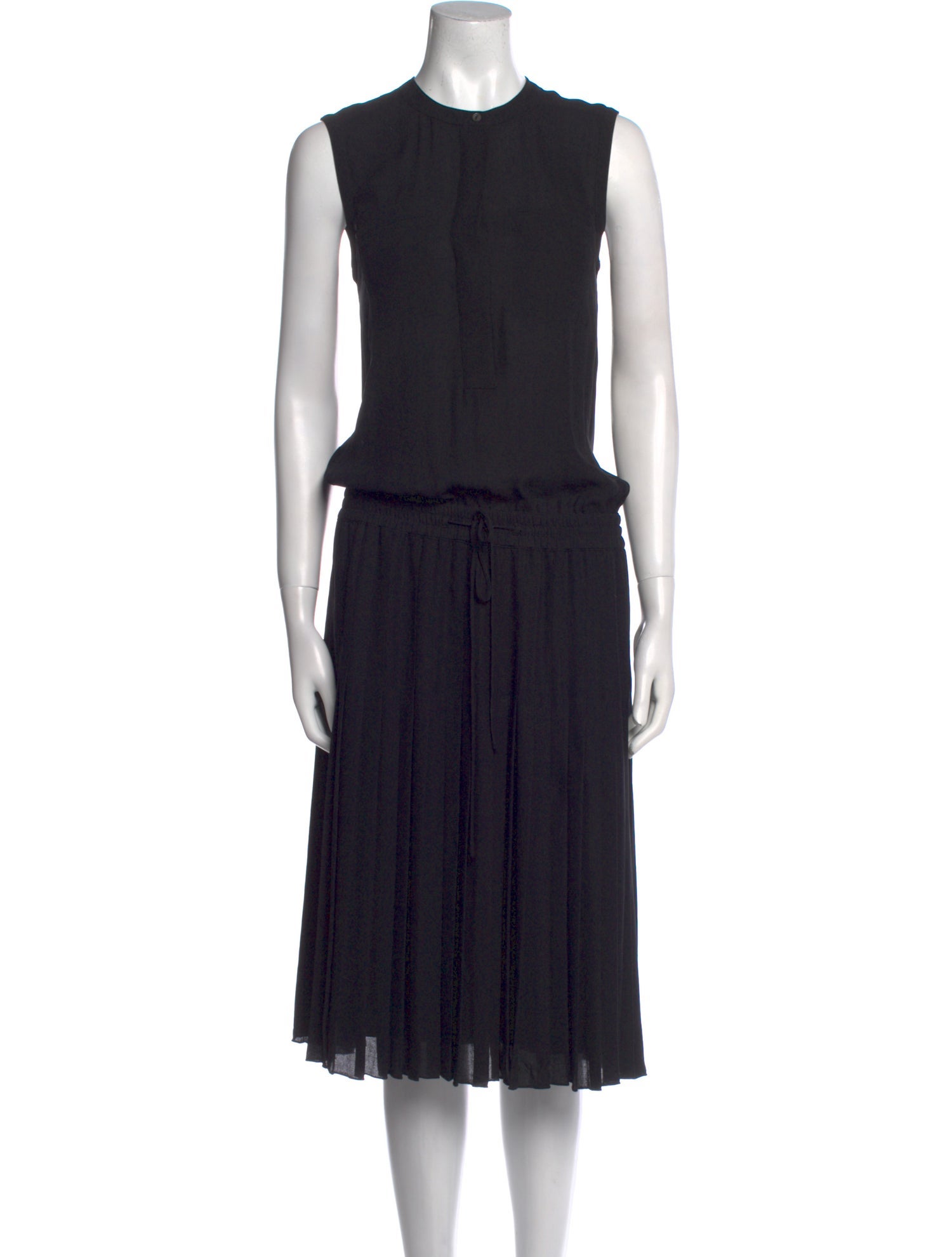 Vince Crew Neck Midi Length Dress