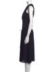 Vince Crew Neck Midi Length Dress