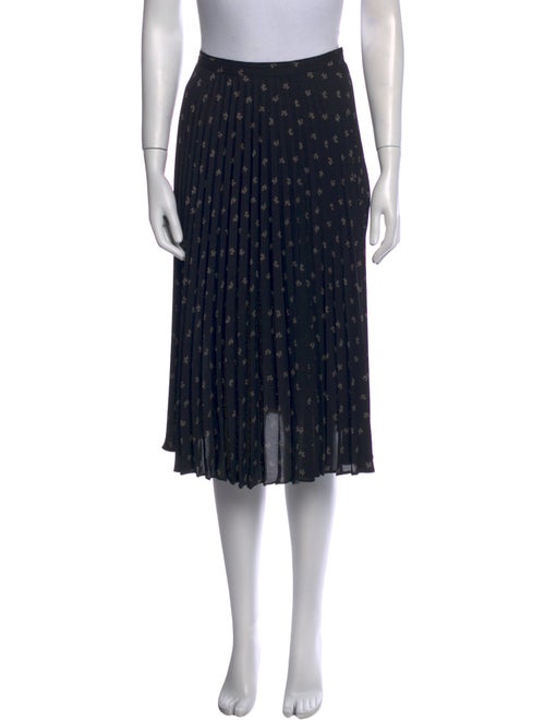 Vince Printed Knee-Length Skirt