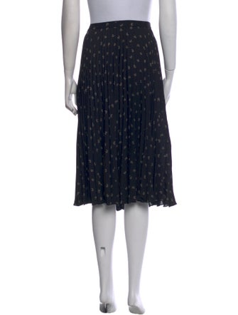 Vince Printed Knee-Length Skirt