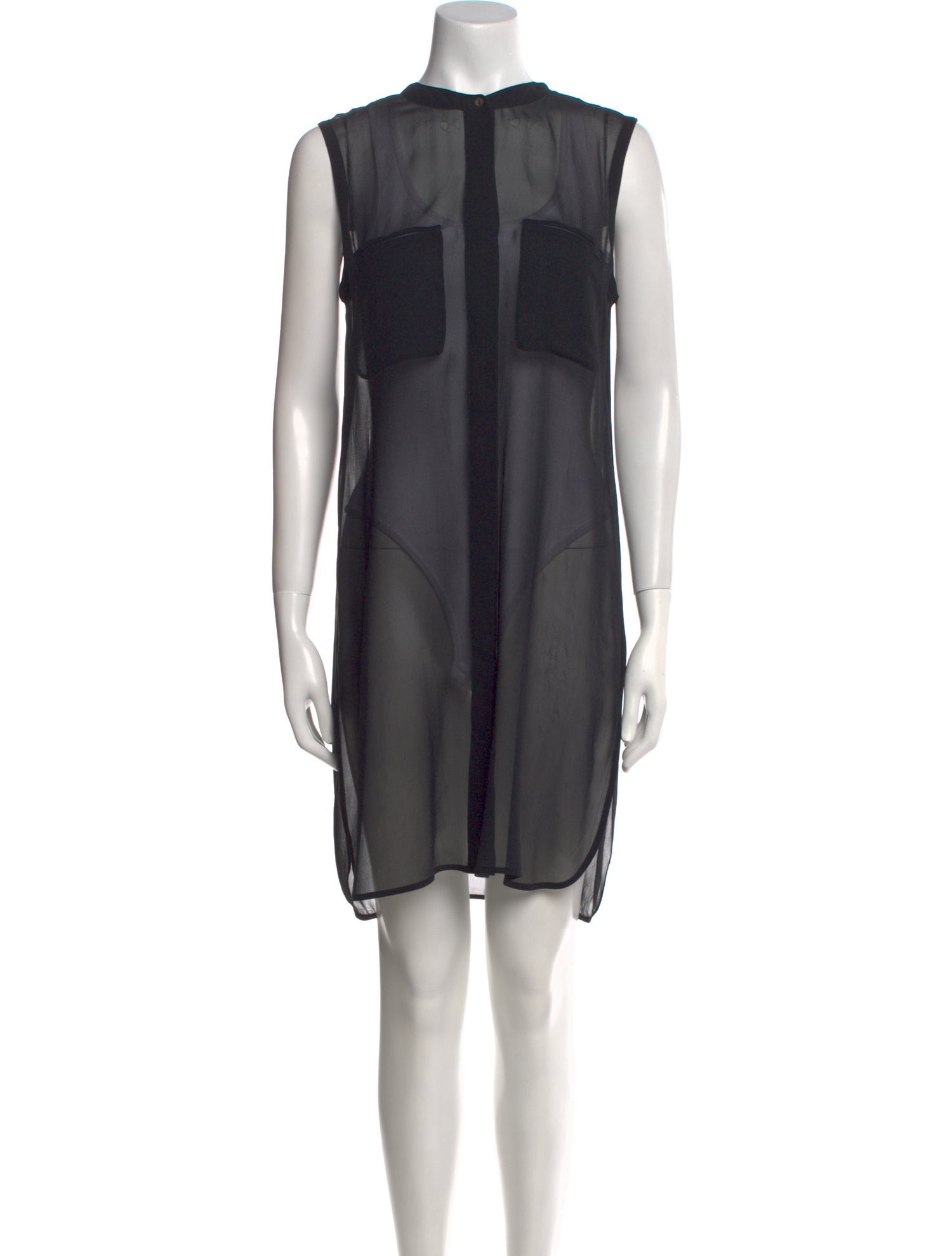 Vince Silk Knee-Length Dress
