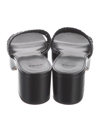 Vince Leather Printed Slides