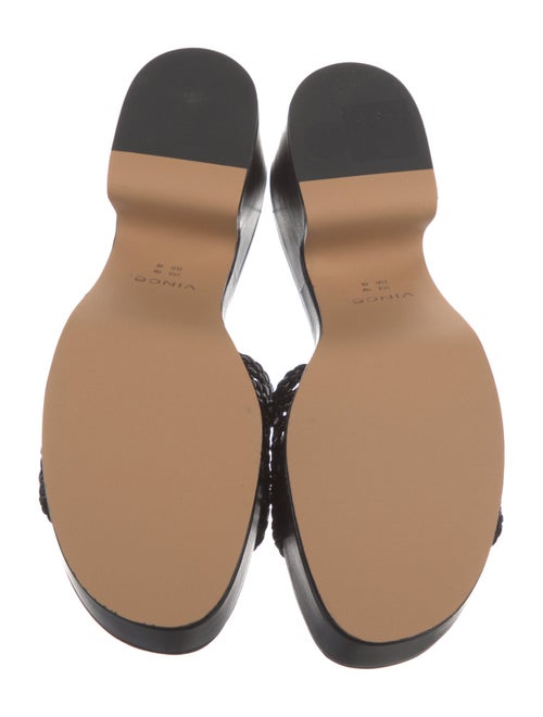 Vince Leather Printed Slides