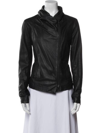 Vince Leather Biker Jacket