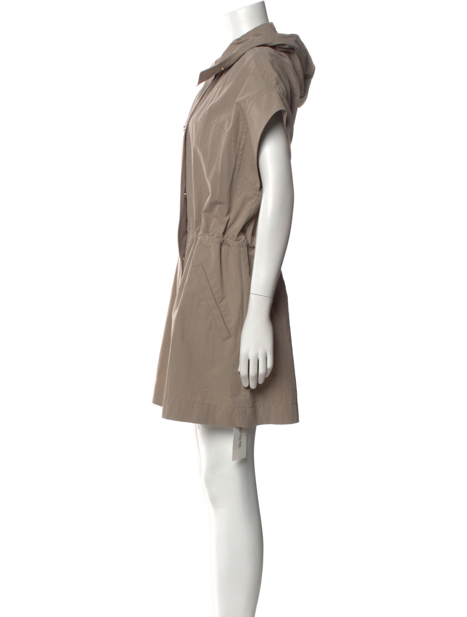 Vince Square Neckline Mini Dress