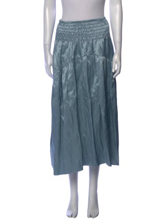 Vince Ruffle Embellishment Midi Length Skirt