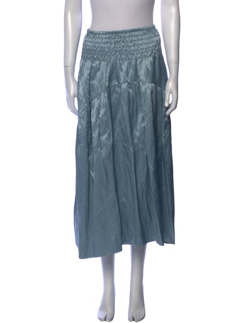 Vince Ruffle Embellishment Midi Length Skirt