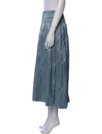 Vince Ruffle Embellishment Midi Length Skirt