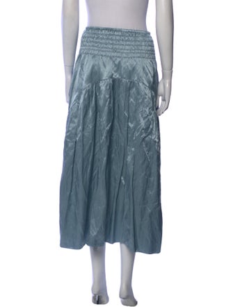 Vince Ruffle Embellishment Midi Length Skirt