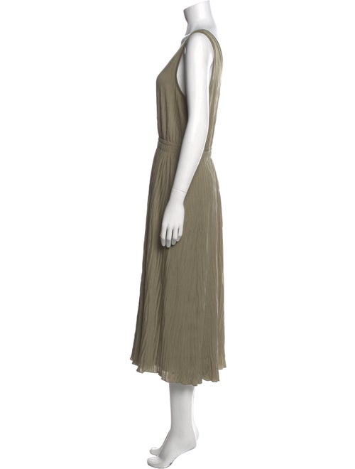 Vince Scoop Neck Midi Length Dress