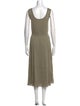 Vince Scoop Neck Midi Length Dress
