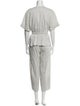 Vince Linen Striped Pant Set