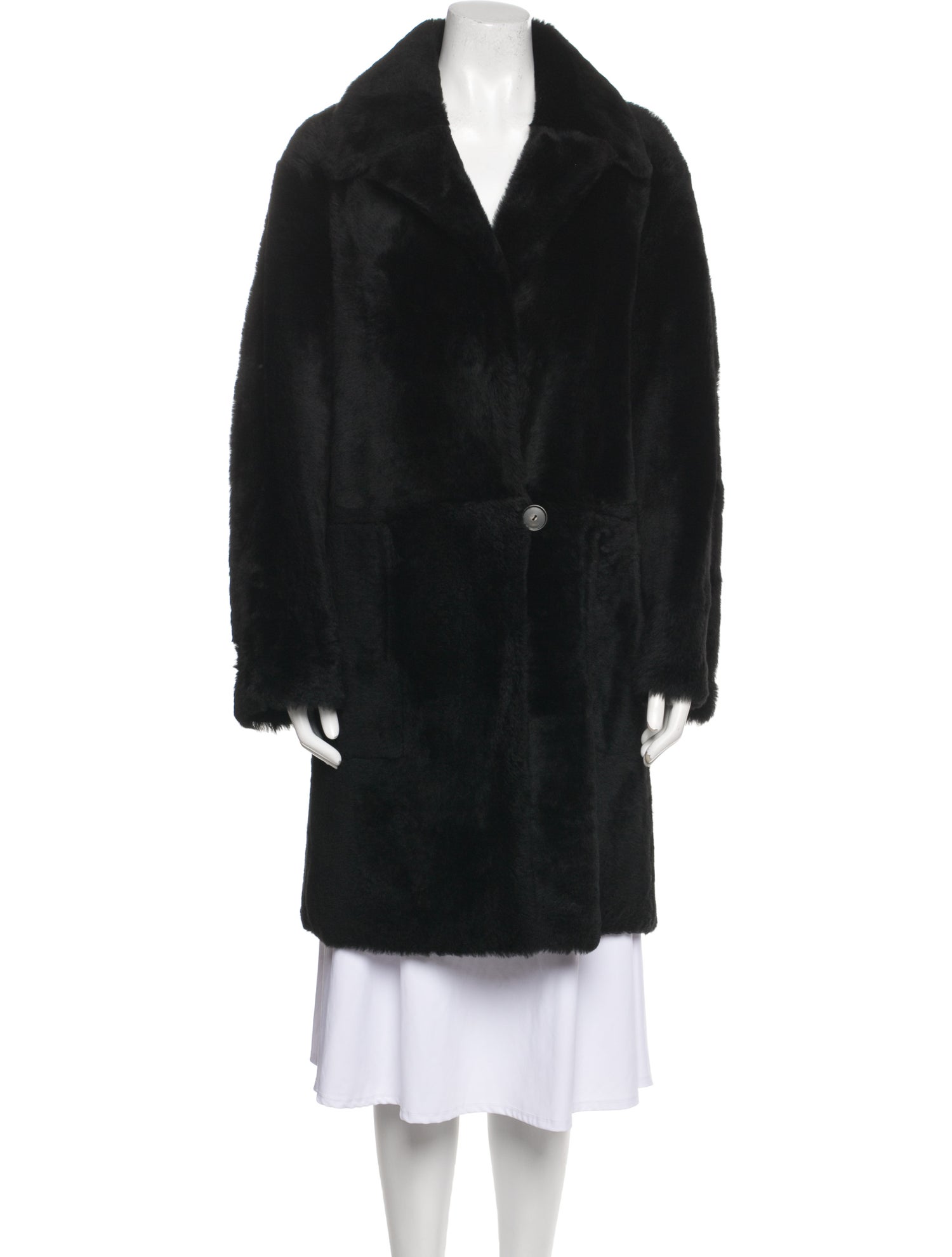 Vince Shearling Fur Coat