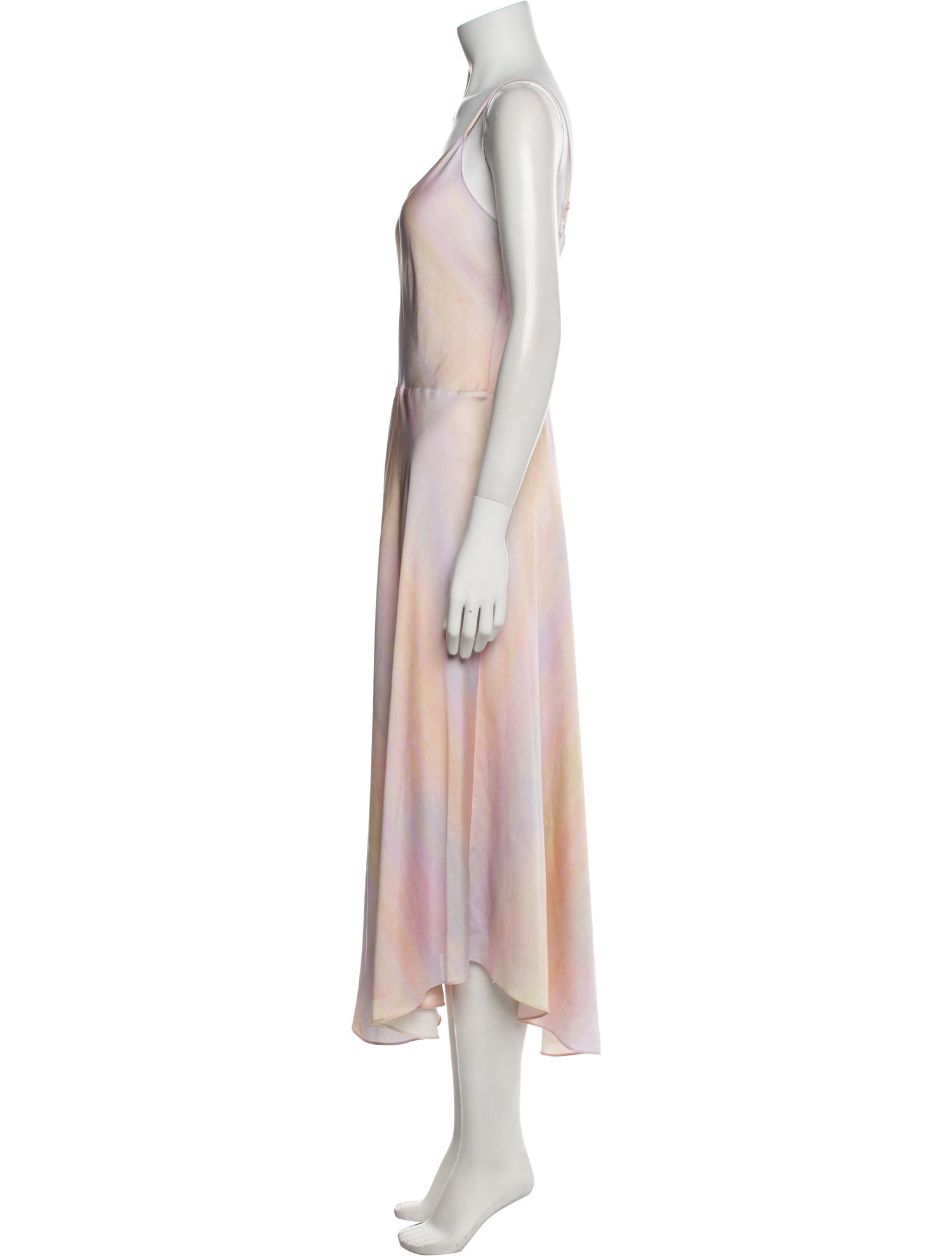 Vince Printed Long Dress